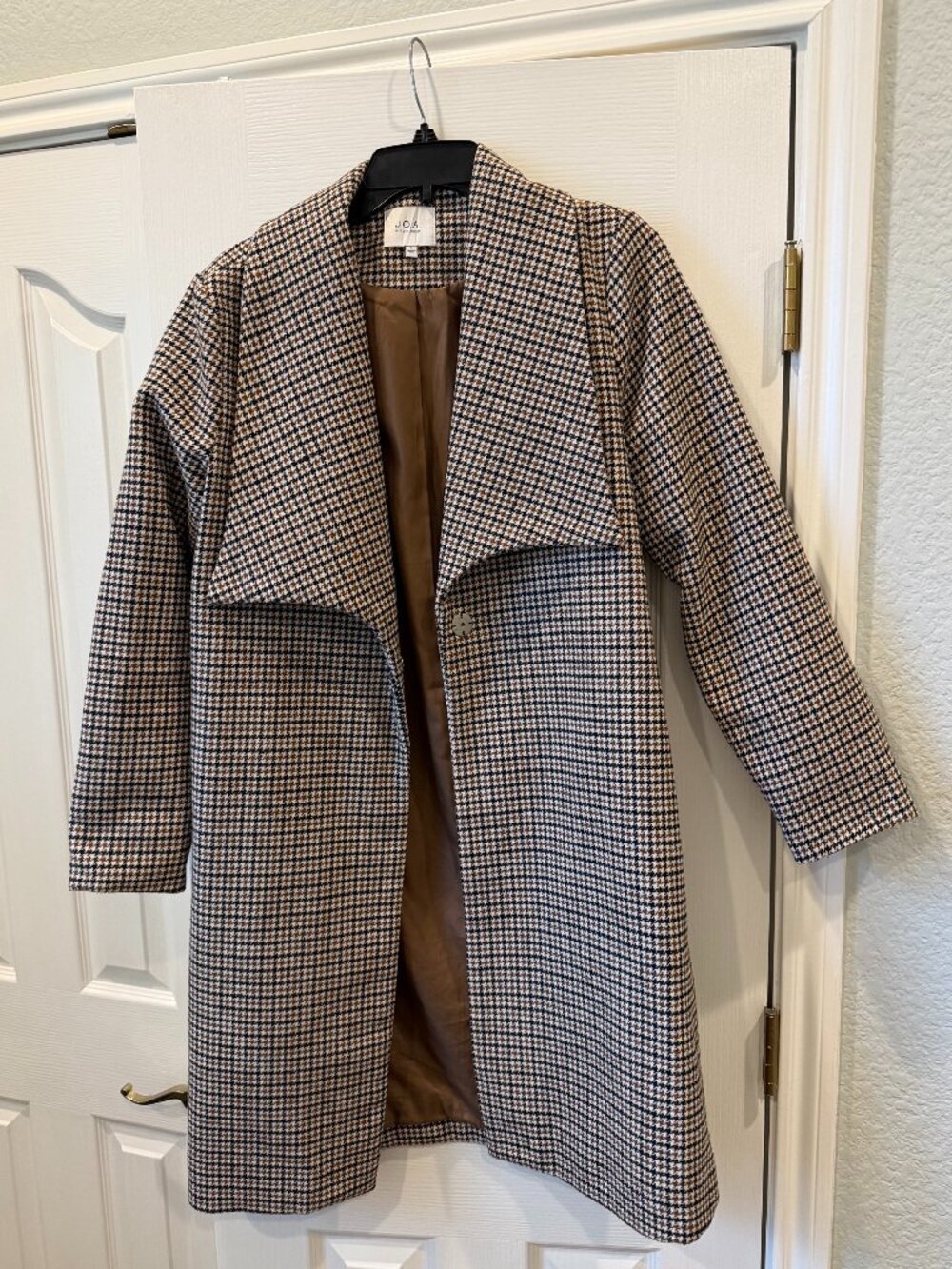 J.O.A. Plaid Coat